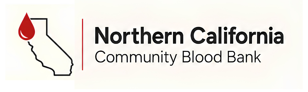 Northern California Community Blood Bank Horizontal logo (2026)