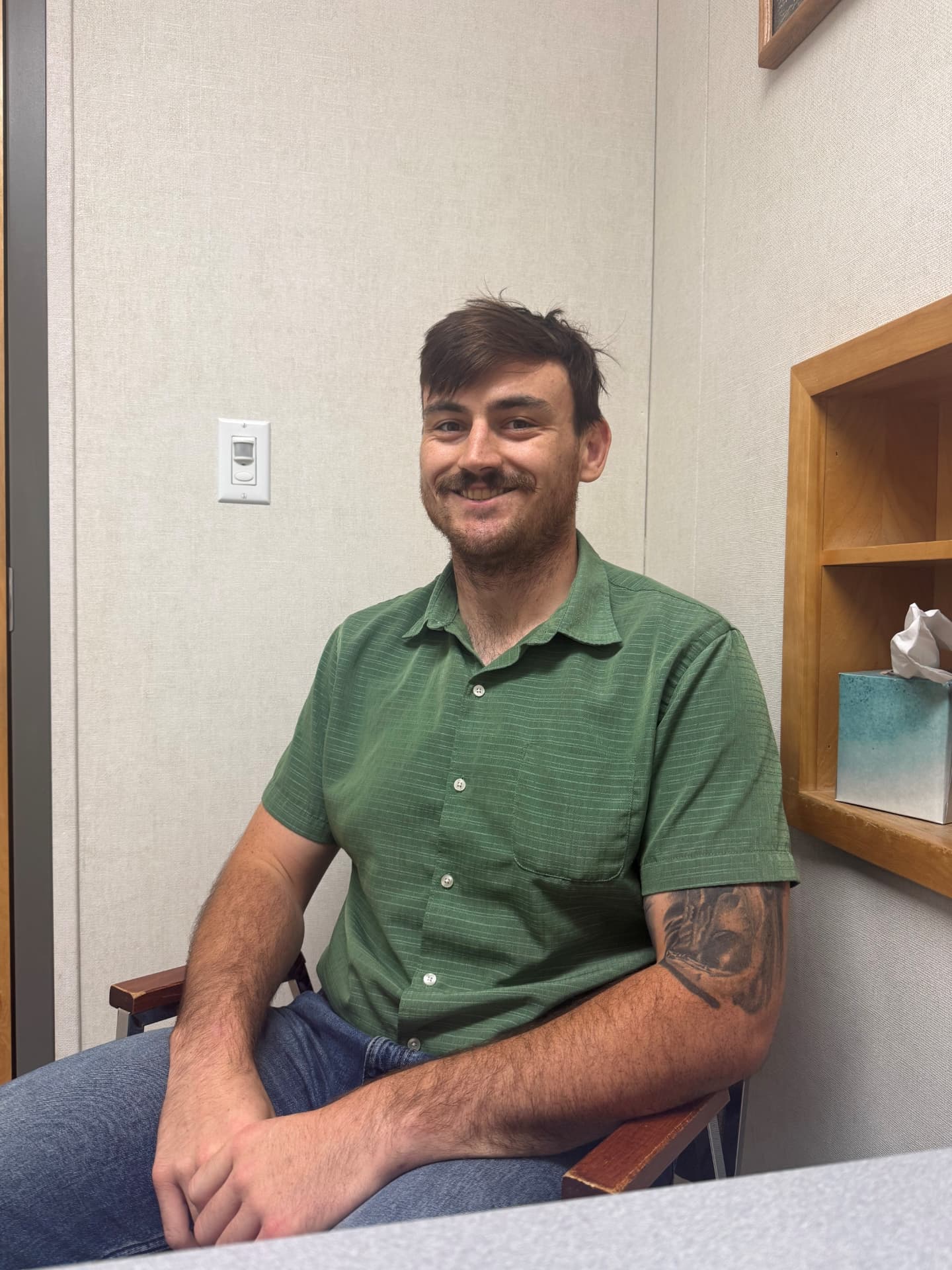 Dustin, Bloodmobile driver and phlebotomist at Northern California Community Blood Bank
