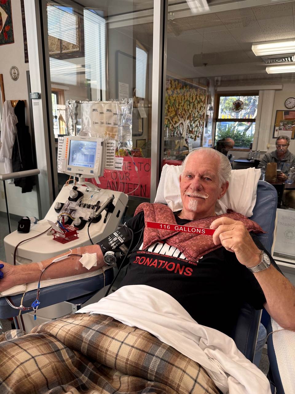 Longtime donor celebrating 116 gallons donated